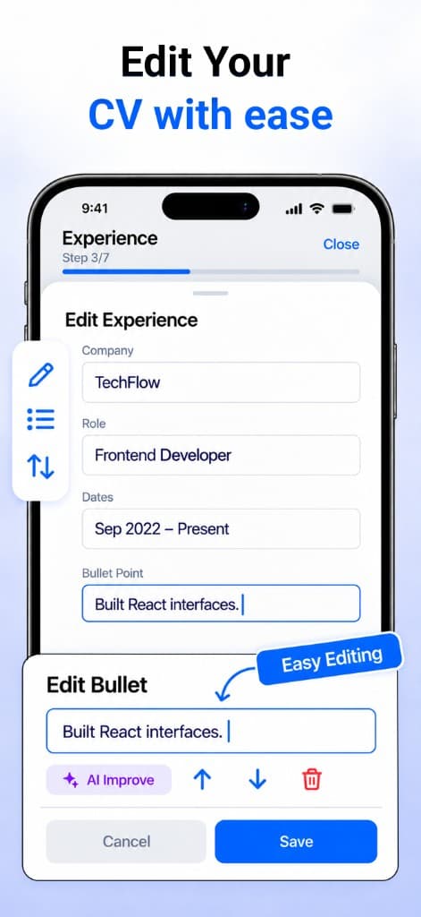 ResuFlow app feature preview